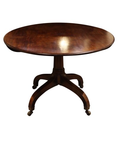 Cuban Mahogany Oval Breakfast Table