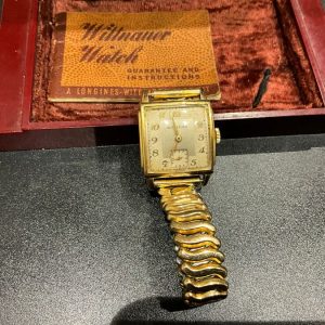 1950’s Longines Wittnayer Gents Dress Watch Antique Watches