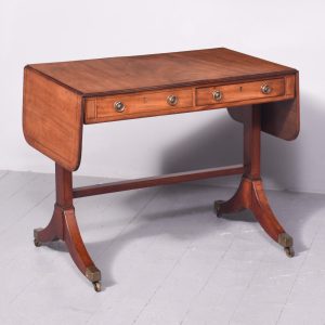 Neat Sized Mahogany Sofa Table Antique Furniture