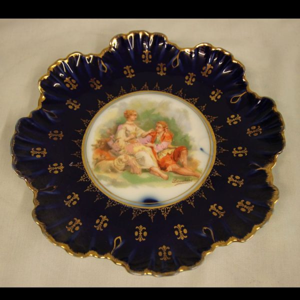 Austrian Decorated Cabinet Plate