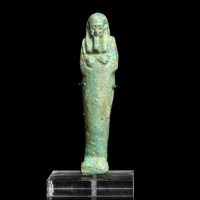 Ancient Egyptian faience shabti K373a