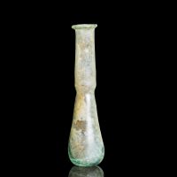 Ancient Roman glass flask  K398a
