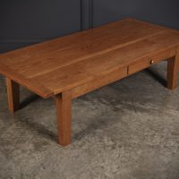 Large Solid Oak Coffee Table