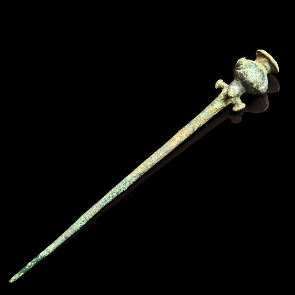 Luristan bronze garment pin K426b