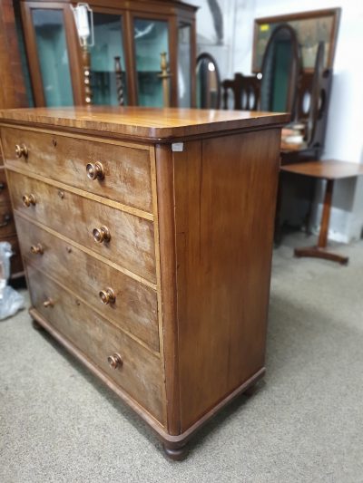 Large Antique 19thC Victorian Chest of Drawers - Image 6