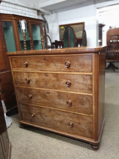 Large Antique 19thC Victorian Chest of Drawers - Image 7