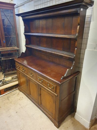 Vintage Oak Kitchen Dresser - Image 3