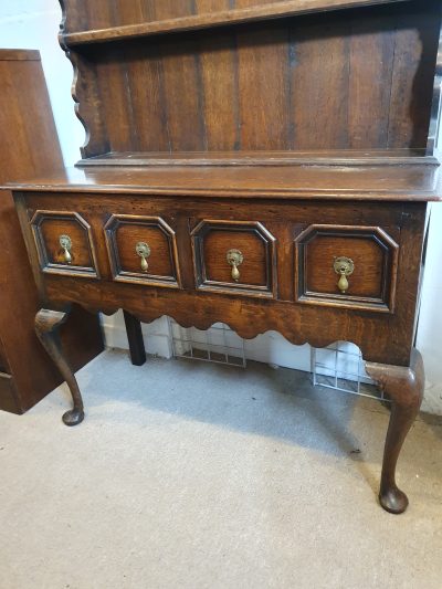 Small Antique Edwardian Oak Dresser - Image 5