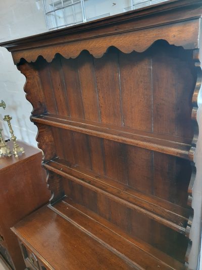 Small Antique Edwardian Oak Dresser - Image 4