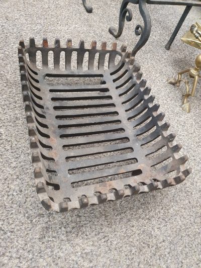 Small Antique Fire Grate & Fire Dogs - Image 8