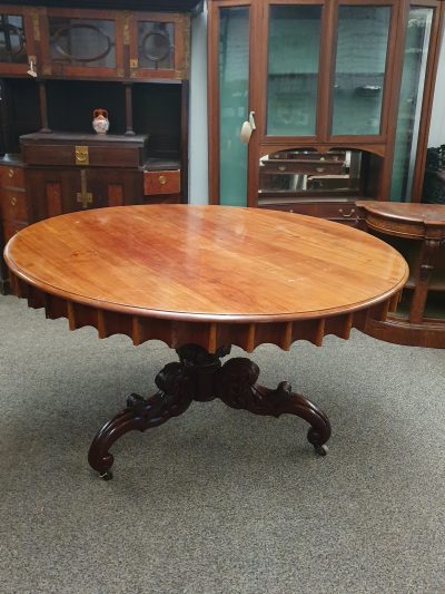 Large Antique 1920's Victorian Style Table - Image 5