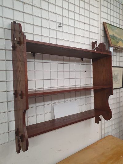 Antique Arts & Crafts Hanging Wall Shelves - Image 5