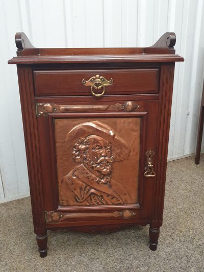 Small Antique Arts & Crafts Cabinet - Image 3