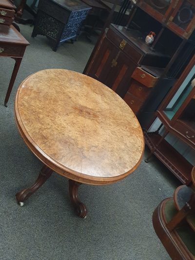 Antique Victorian Walnut Table - Image 3