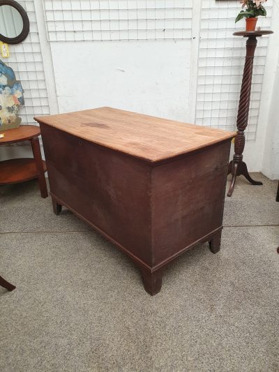 Large Antique Georgian Pine Box Chest - Image 2