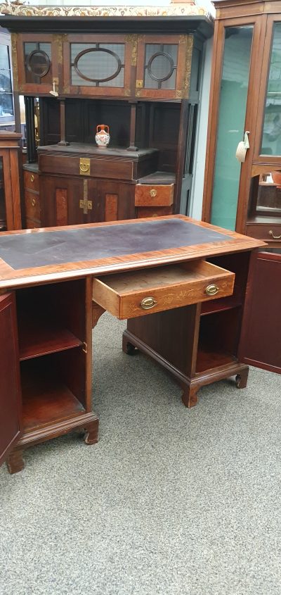 Antique Inlaid Desk Dressing Table - Image 3