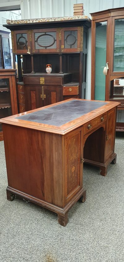 Antique Inlaid Desk Dressing Table - Image 2