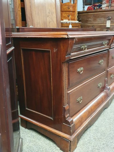 Large Antique Drapers Chest Sideboard - Image 2