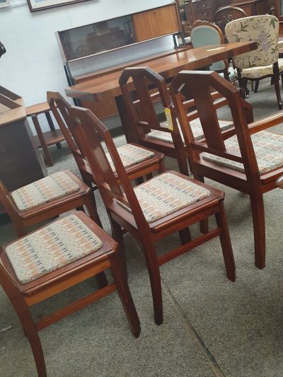 Good Set of 6 Art Deco Dining Chairs - Image 2