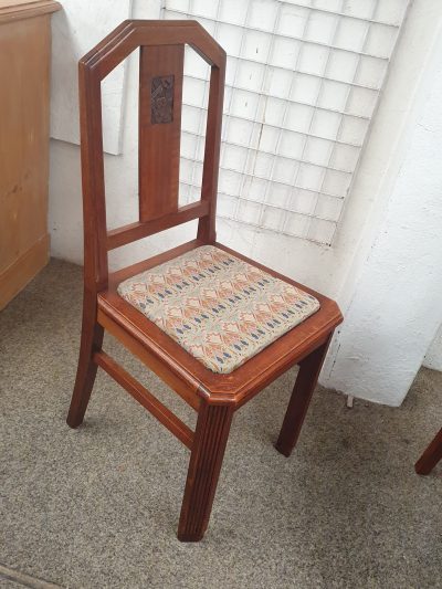 Good Set of 6 Art Deco Dining Chairs - Image 3