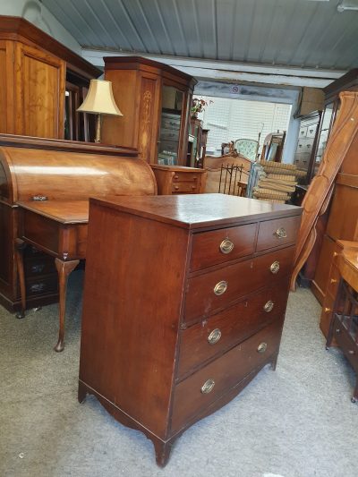 Antique Georgian Oak Chest of Drawers - Image 2