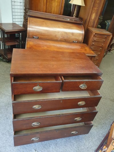 Antique Georgian Oak Chest of Drawers - Image 3