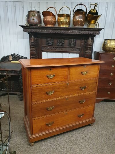 Good Antique Walnut Chest of Drawers - Image 7