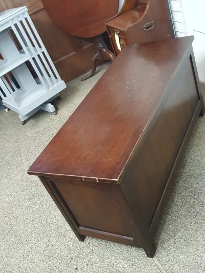 Good 1940's Oak Box Chest - Image 4