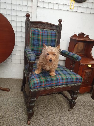 Antique Edwardian Armchair - Image 3