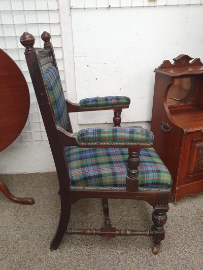 Antique Edwardian Armchair - Image 2