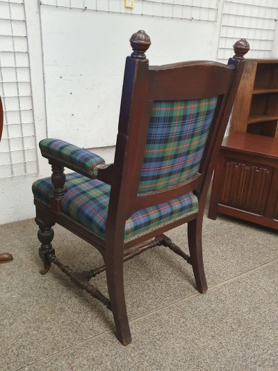 Antique Edwardian Armchair - Image 5