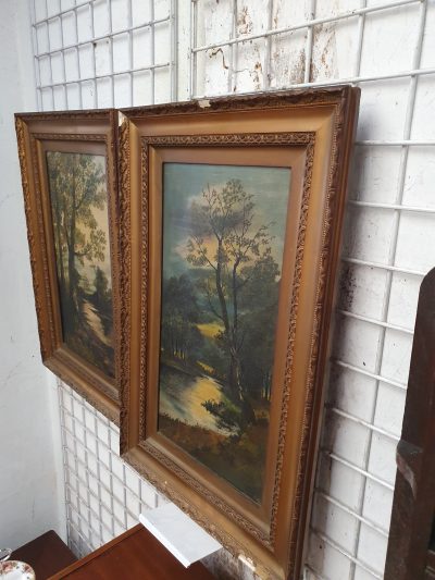 Antique Pair of Victorian Paintings - Image 3