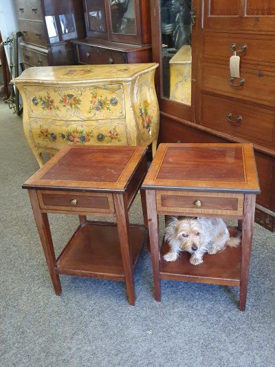 Vintage Pair Of Antique Style Tables - Image 4