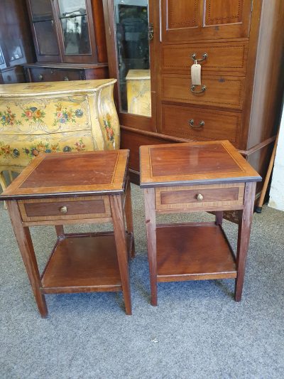 Vintage Pair Of Antique Style Tables - Image 2