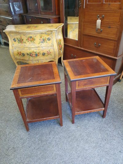 Vintage Pair Of Antique Style Tables - Image 3