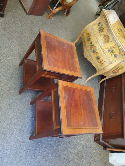 Vintage Pair Of Antique Style Tables - Image 5