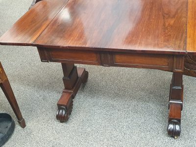 Good Antique Rosewood Sofa Table - Image 12