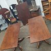 Good Antique Regency Dining Table Seats 8 - Image 4