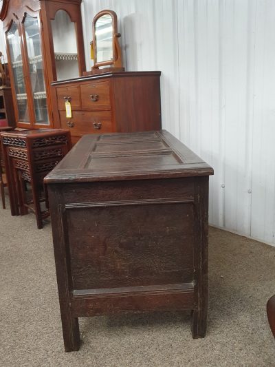 Antique 18thC Oak Georgian Coffer - Image 2