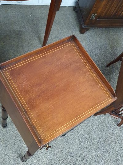 Antique Georgian Bedside Table Cabinet - Image 5