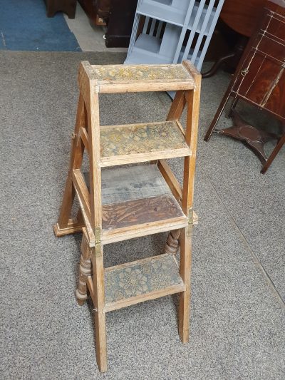 Antique Edwardian Metamorphic Step Chair - Image 5