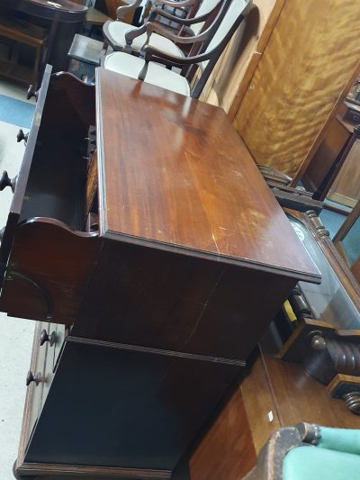 Antique Victorian Secretaire Desk Chest - Image 4