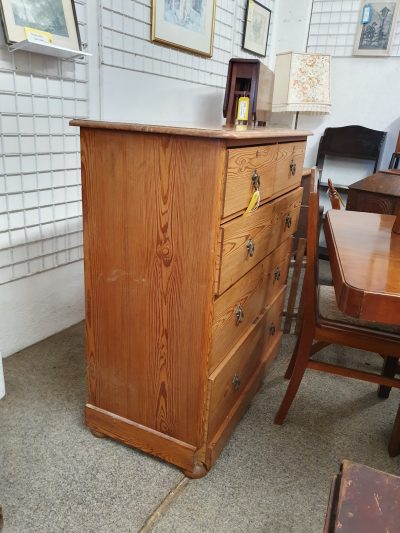 Antique Pine Chest of Drawers - Image 2