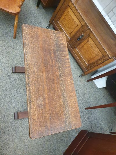 Small Antique Oak Refectory Table - Image 4