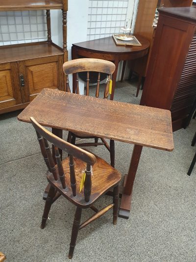 Small Antique Oak Refectory Table - Image 6