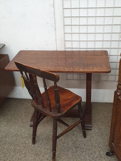 Small Antique Oak Refectory Table - Image 8