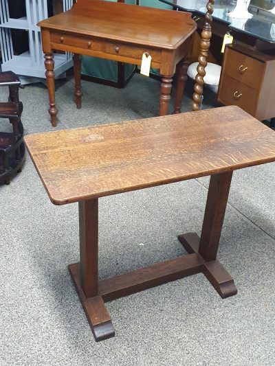 Small Antique Oak Refectory Table - Image 9