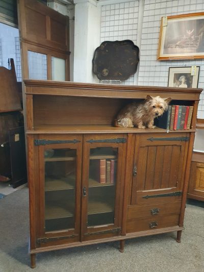 Good Antique Arts & Crafts Bookcase - Image 4