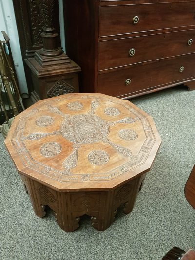 Good Antique Indian Coffee Table - Image 3