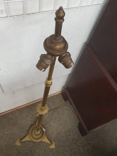 Antique Arts & Crafts Telescopic Brass Standard Lamp - Image 5